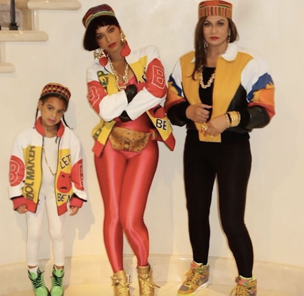 Beyonce, Blue Ivy, Tina Lawson