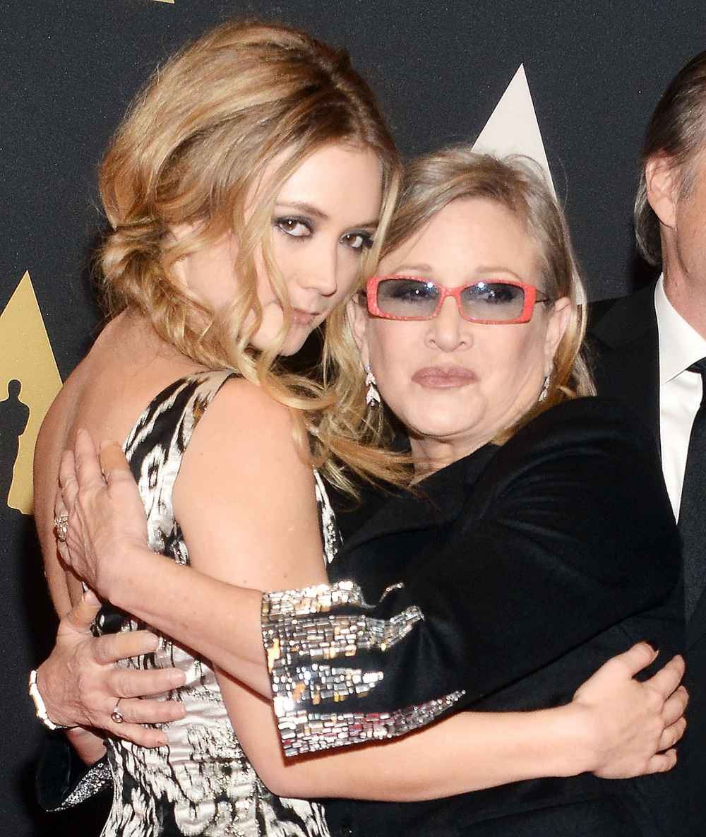 Billie Lourd Carrie Fisher