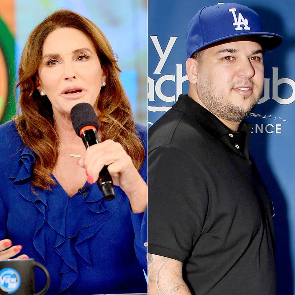 Caitlyn Jenner and Rob Kardashian