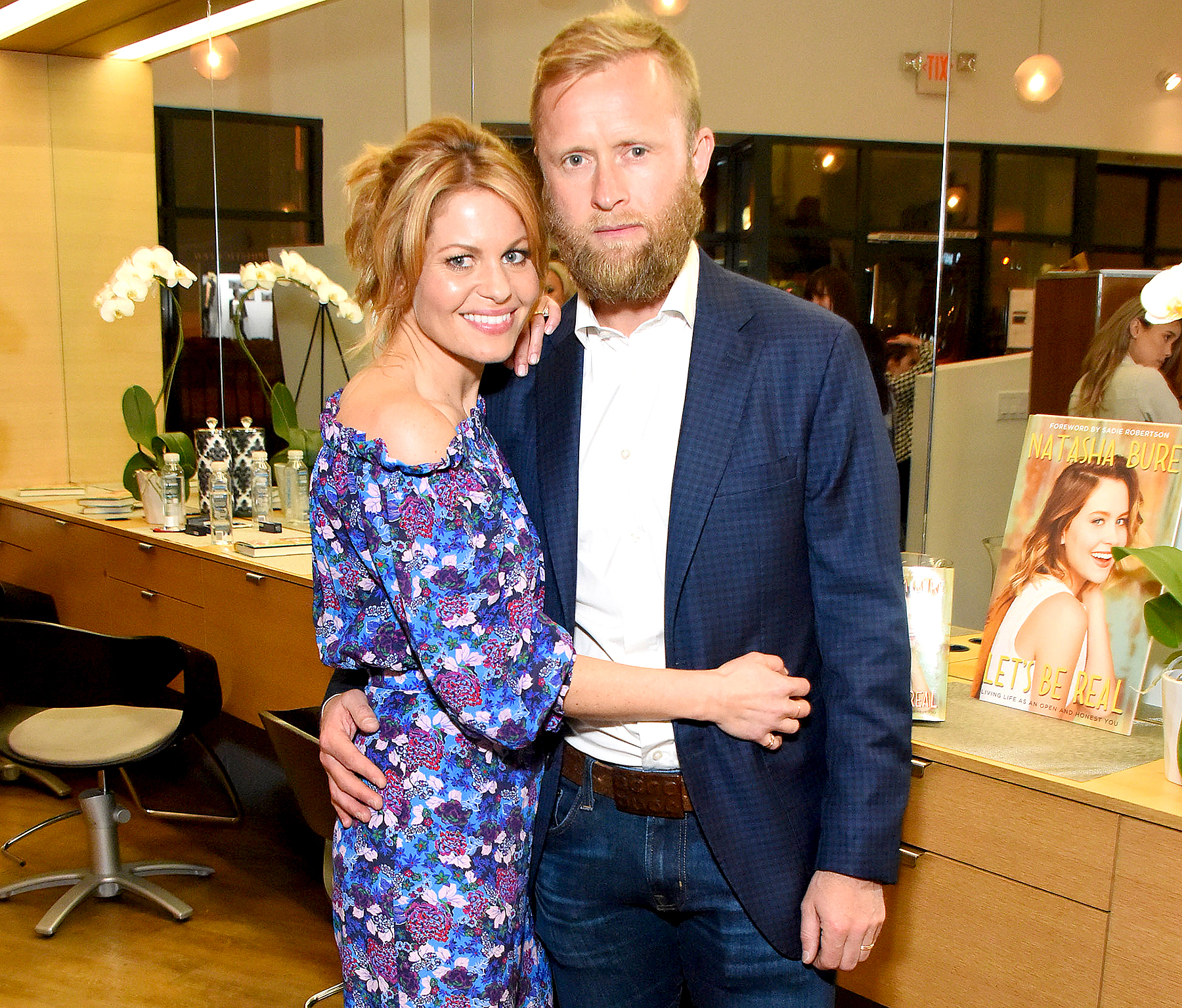 Candace Cameron and Valeri Bure attend Natasha Bure "Let's Be Real" Los Angeles book launch party at Eden By Eden Sassoon on March 24, 2017 in Los Angeles, California.