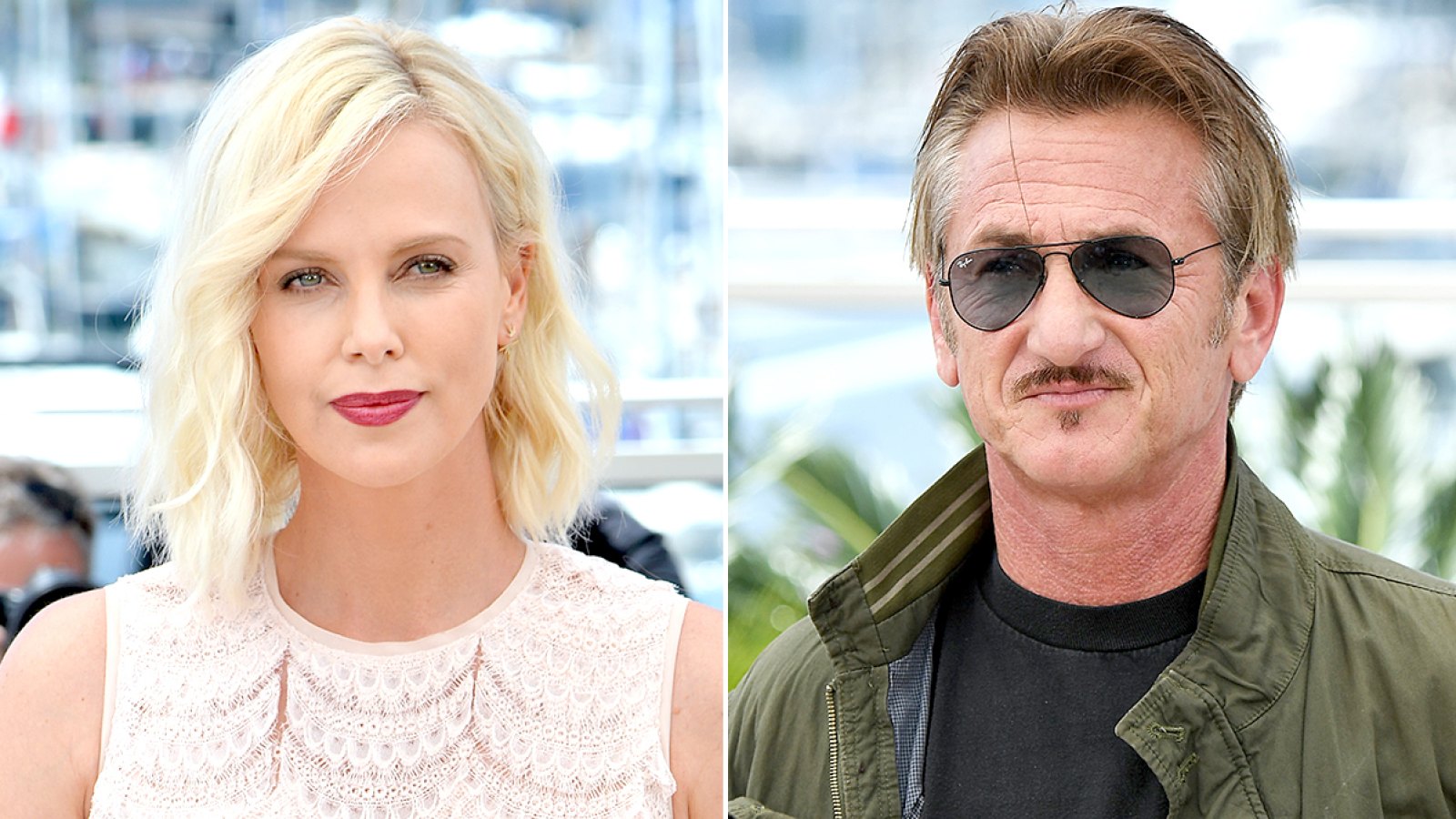 Charlize Theron and Sean Penn.