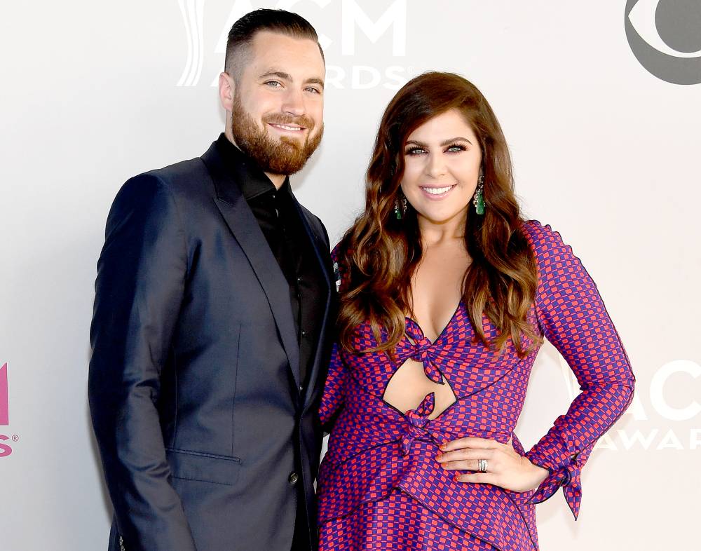 Chris Tyrrell and Hillary Scott of Lady Antebellum attend the 52nd Academy of Country Music Awards at Toshiba Plaza on April 2, 2017 in Las Vegas, Nevada.