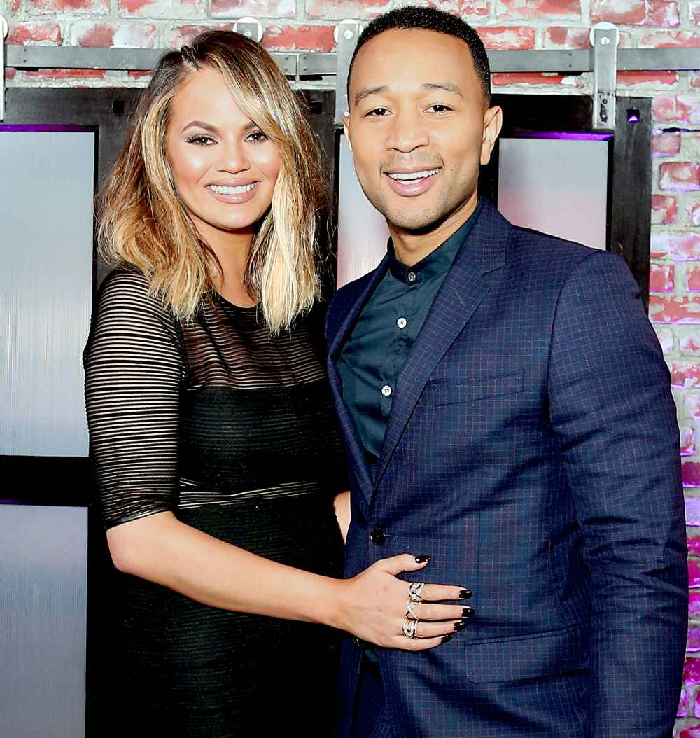 Chrissy Teigen and John Legend attend the Spike TV’s ‘Lip Sync Battle’ at Saban Media Center on June 14, 2016.