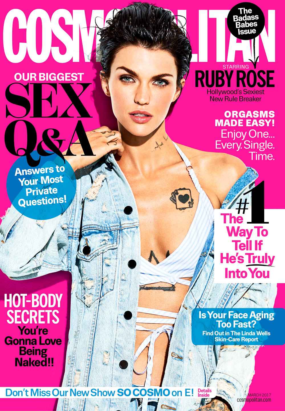 Ruby Rose Cosmopolitan