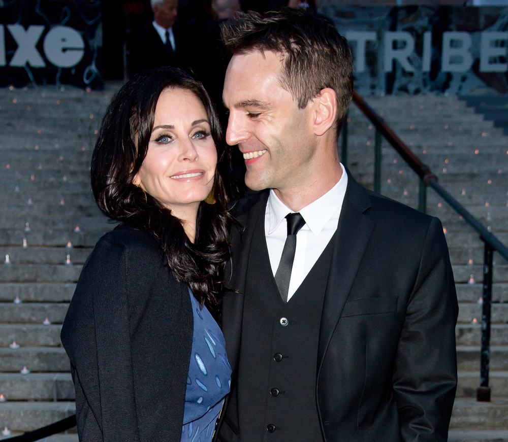 Courteney Cox and Johnny McDaid in 2014