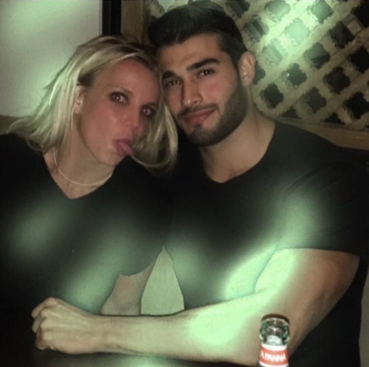 Britney Spears and Sam Asghari