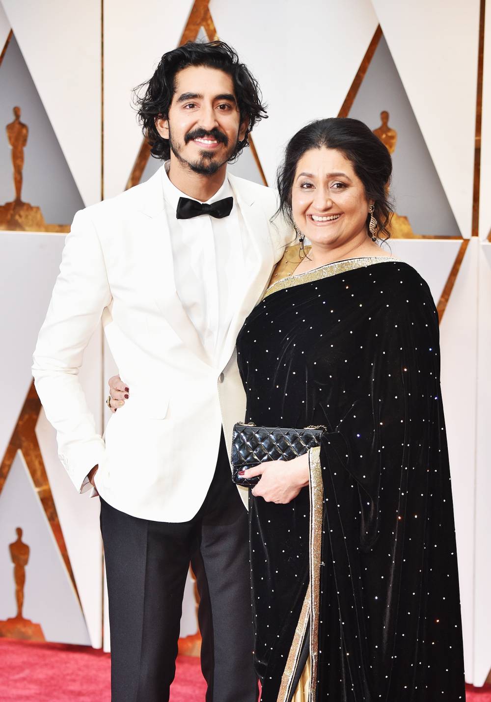 Dev Patel and Anita Patel