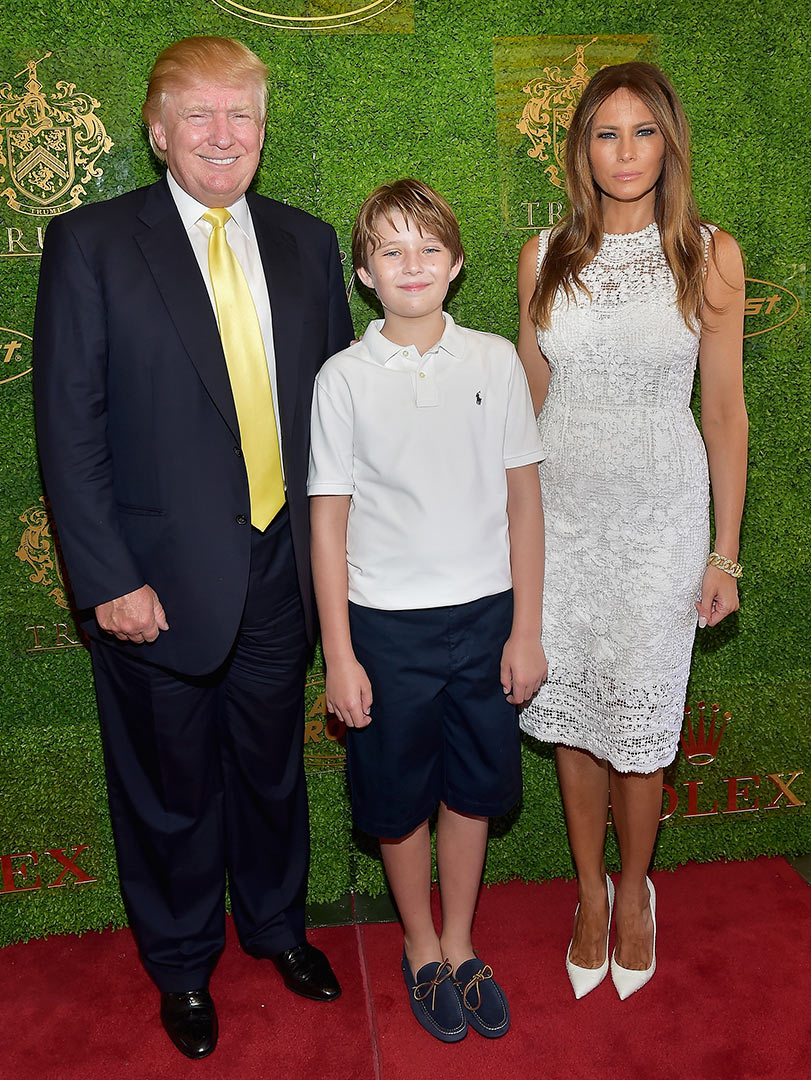 Donald Trump, Barron Trump, Melania Trump