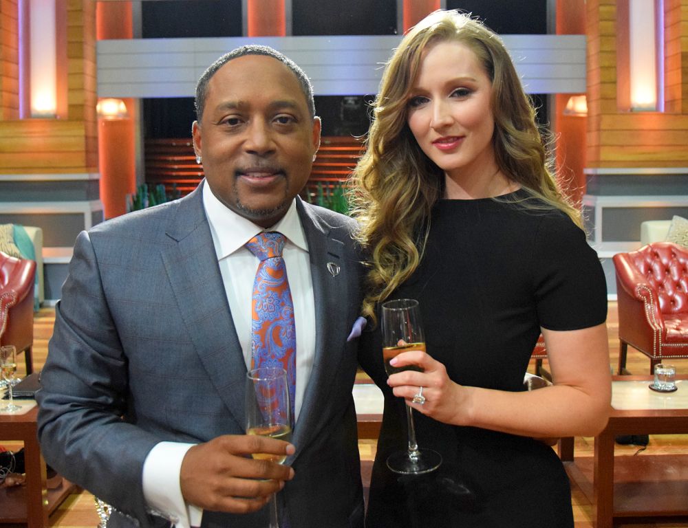 Daymond John and Heather 