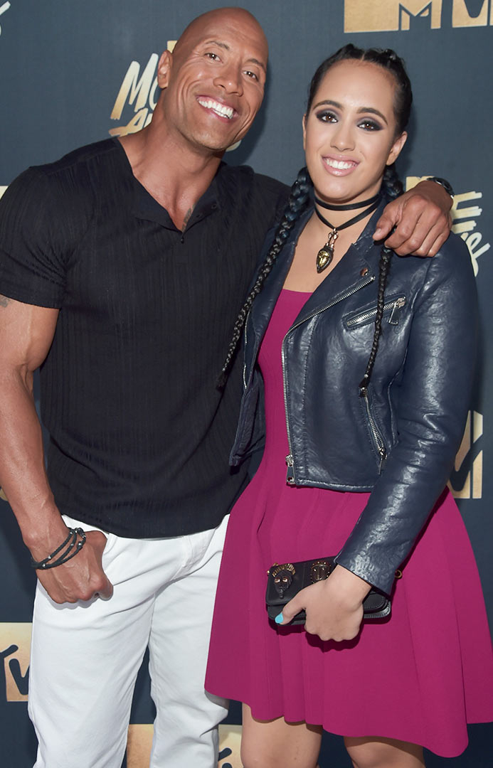Dwayne Johnson and Simone Alexandra Johnson