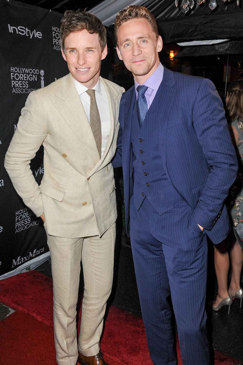 Eddie Redmayne and Tom Hiddleston