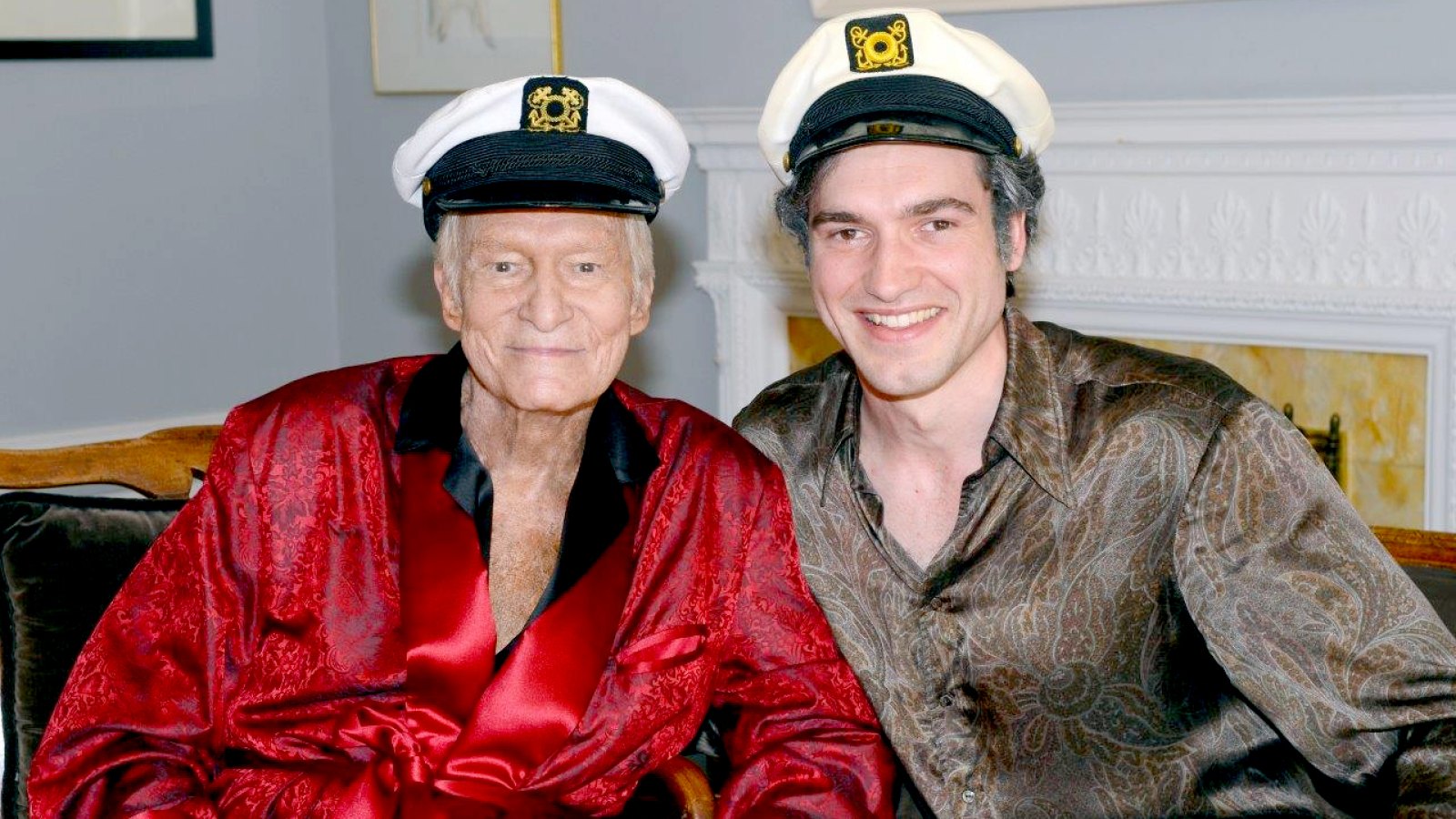 Hugh Hefner and Matt Whelan