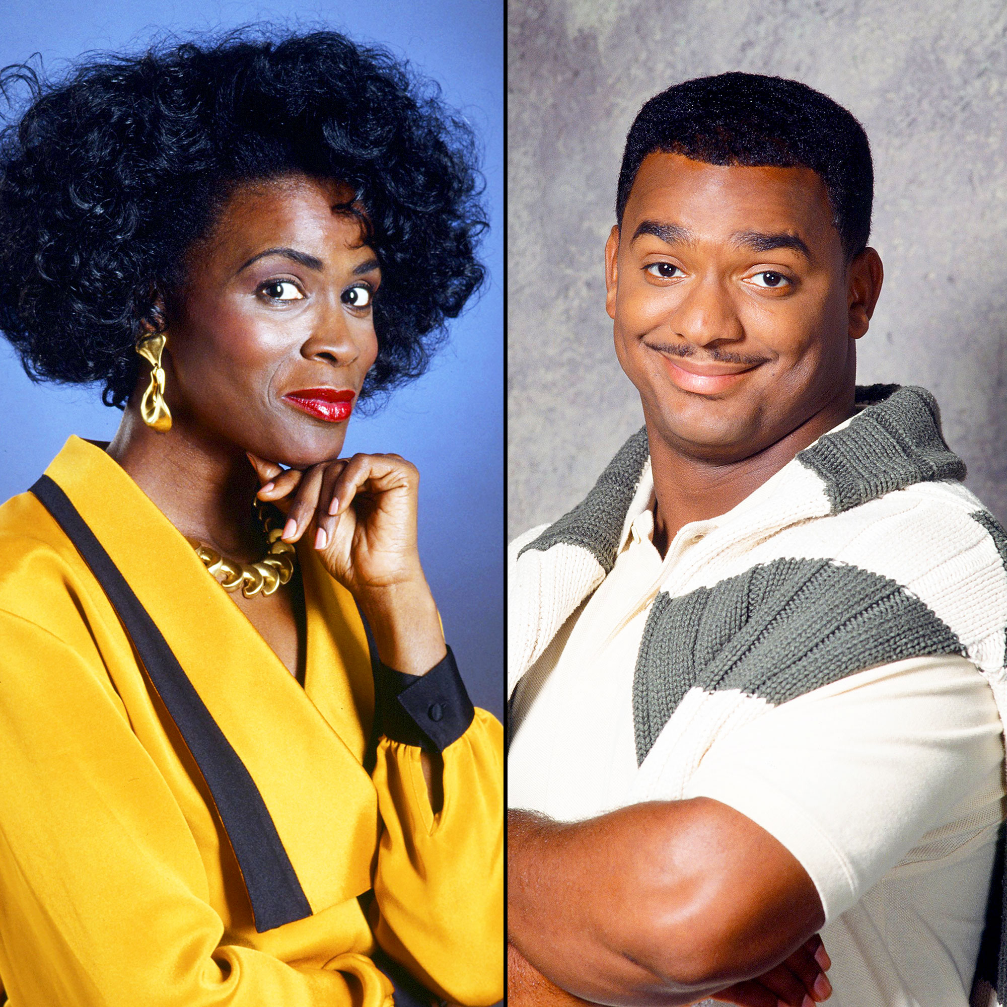 Janet Hubert and Alfonso Ribeiro