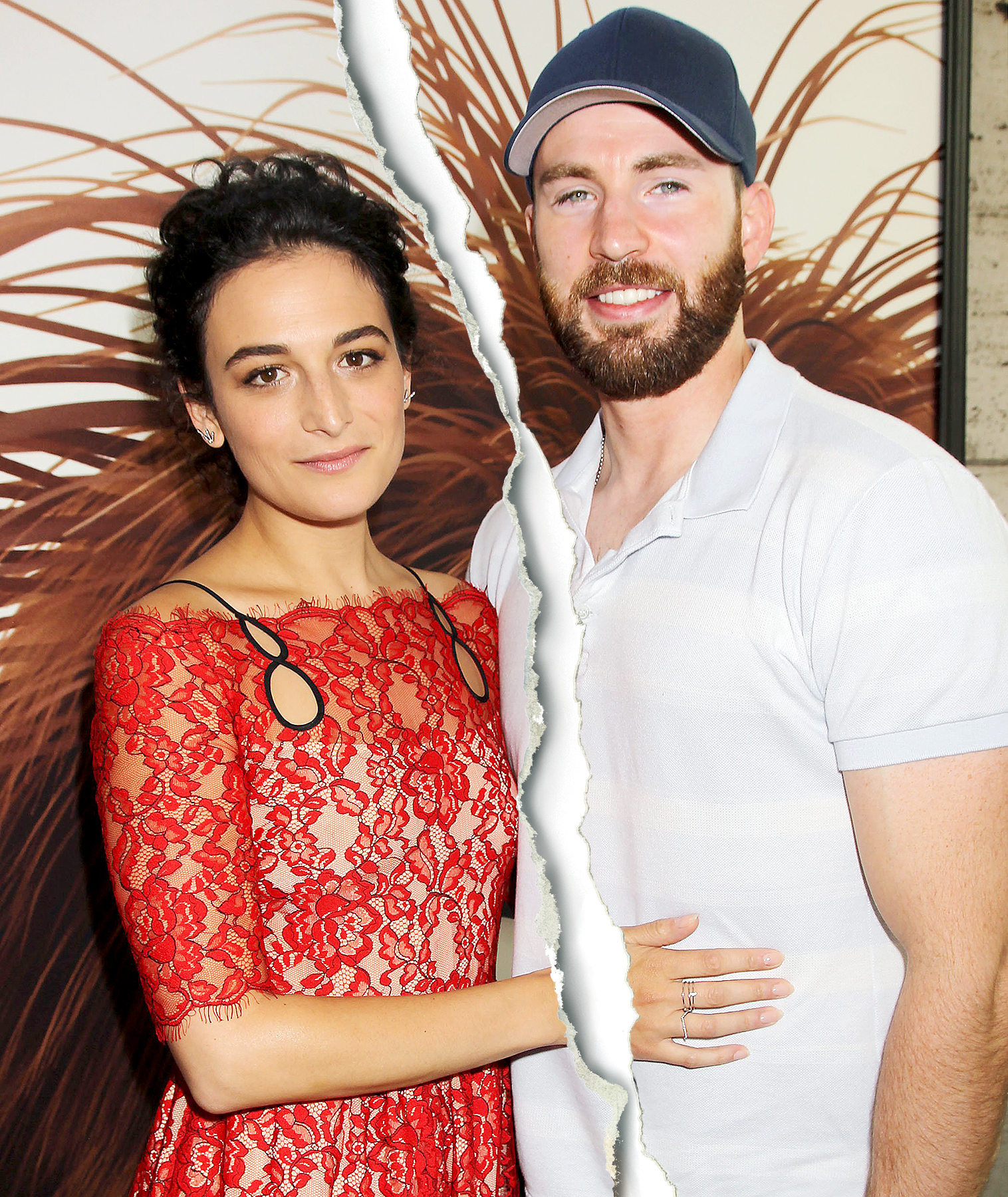 Jenny Slate and Chris Evans attend Universal Pictures and Illumination Entertainment Present The Premiere of 'The Secret Life of Pets' June 2016.