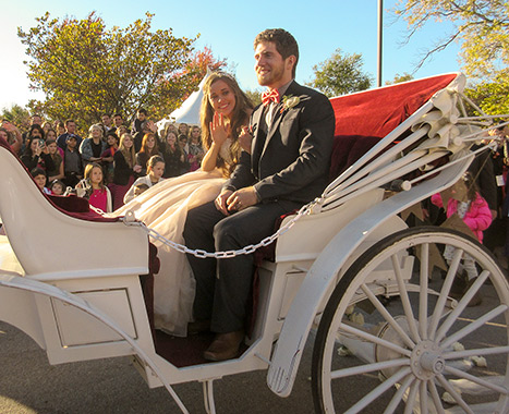 Jessa Duggar and Ben Seewald Carriage