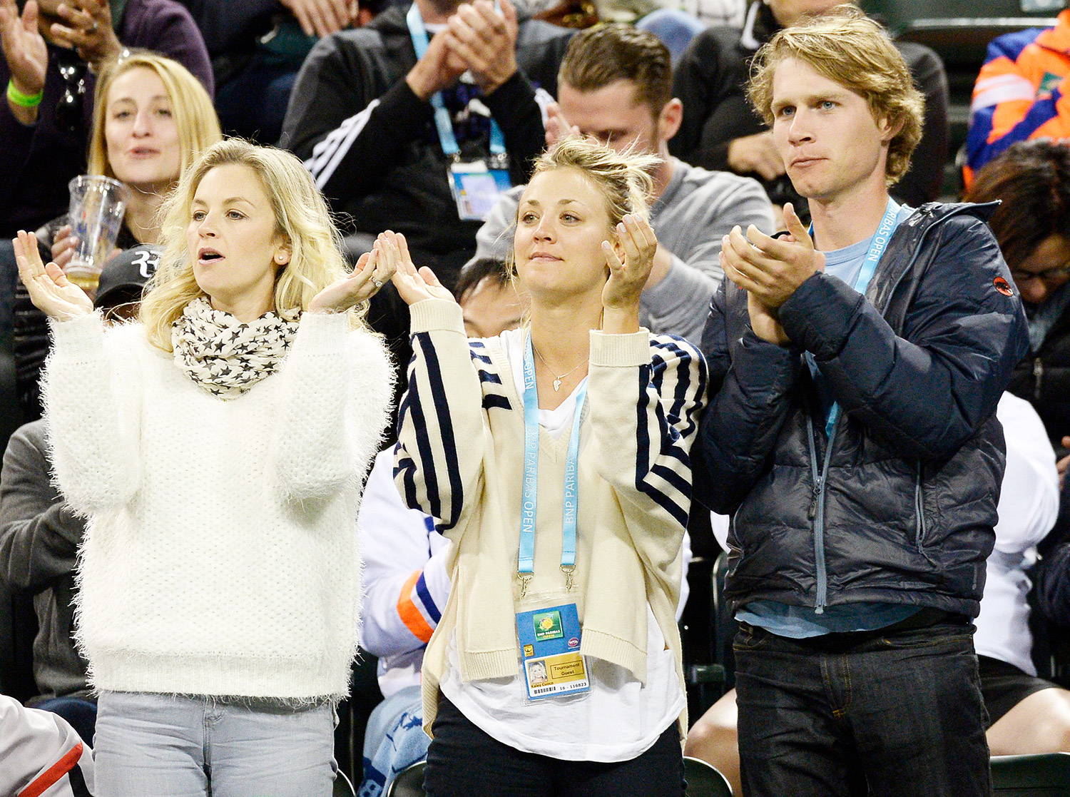 Lucille Bryan, Kaley Cuoco and Karl Cook