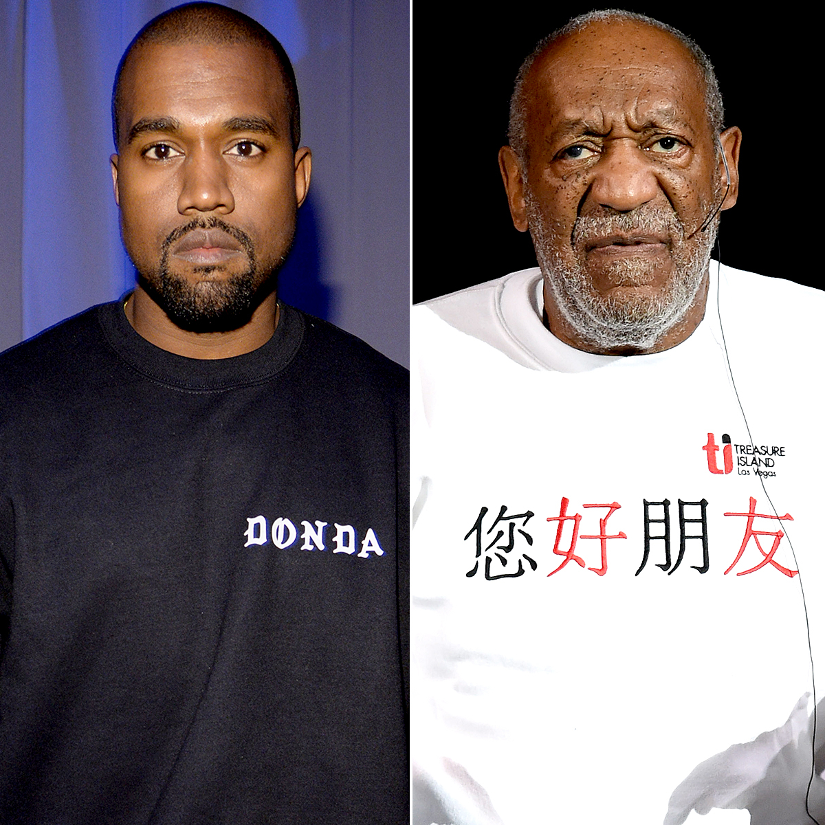 Kanye West and Bill Cosby