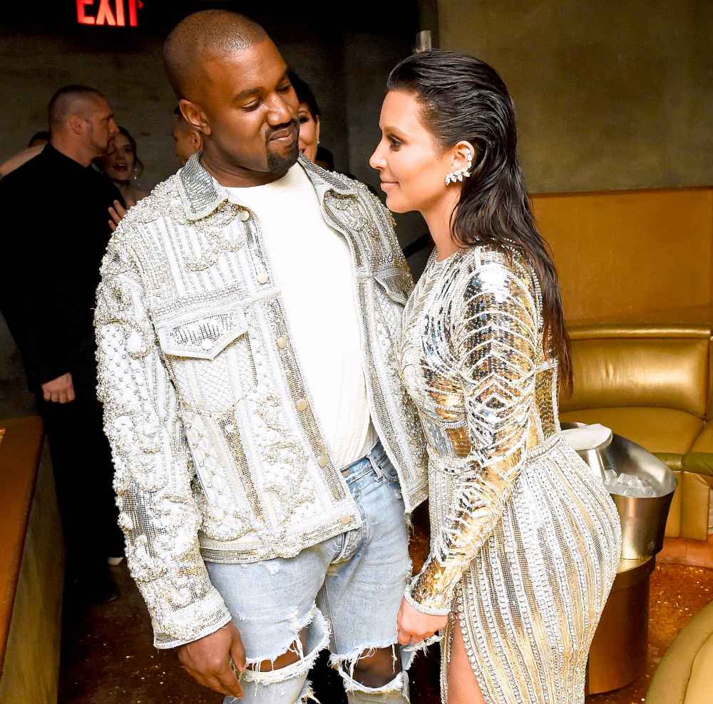 Kanye West and Kim Kardashian