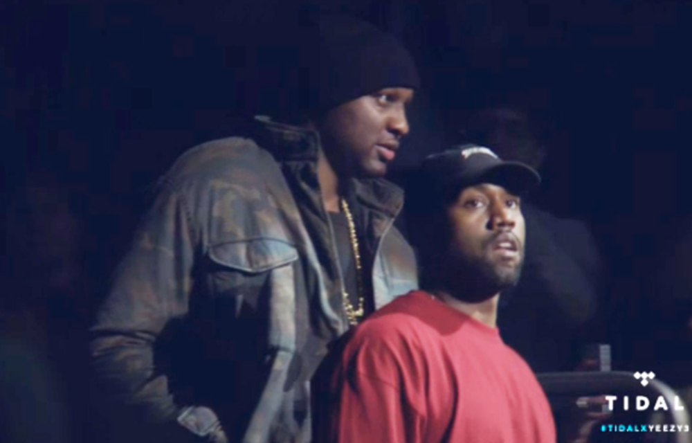 Lamar Odom and Kanye West