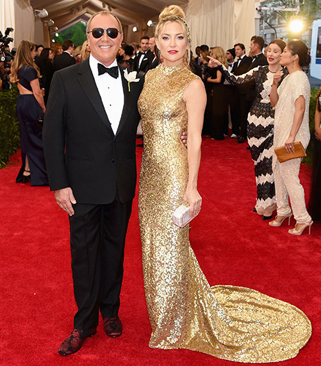 Kate Hudson and Michael Kors at Met