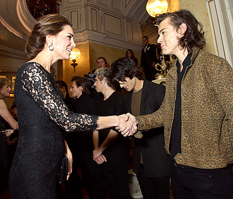 Kate Middleton and Harry Styles