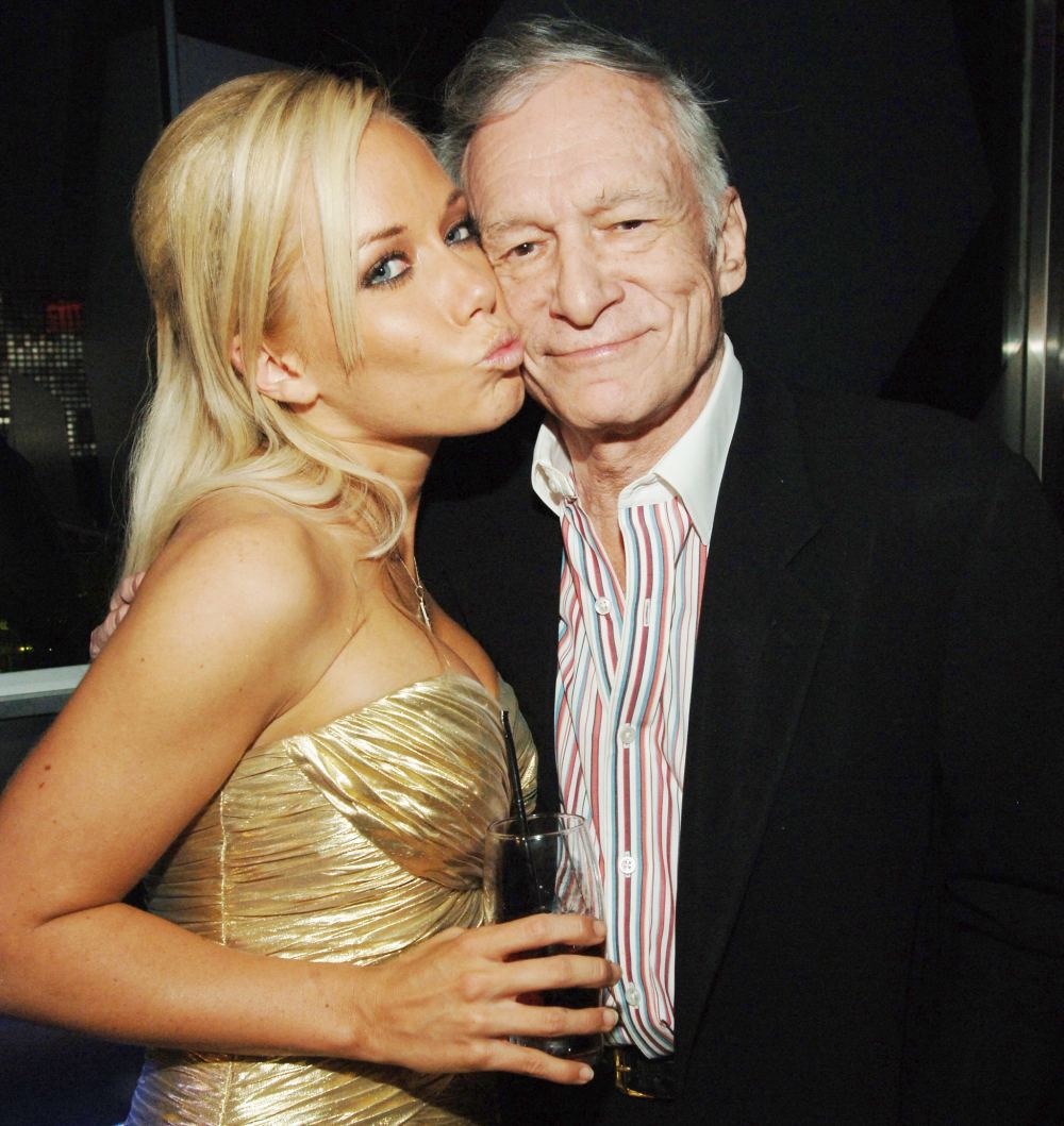 Kendra Wilkinson and Hugh Hefner