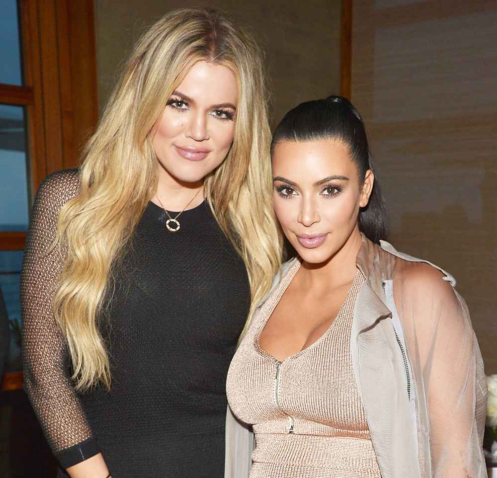 Khloe Kardashian and Kim Kardashian