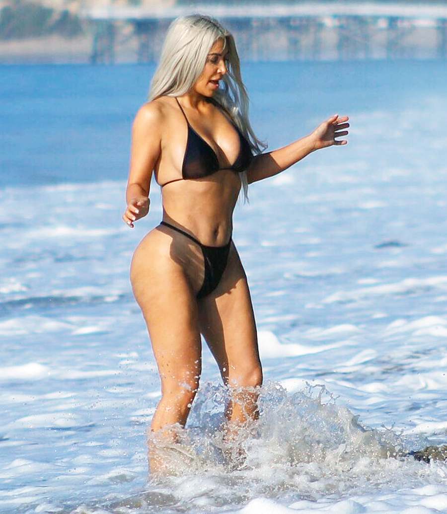 Kim Kardashian bikini