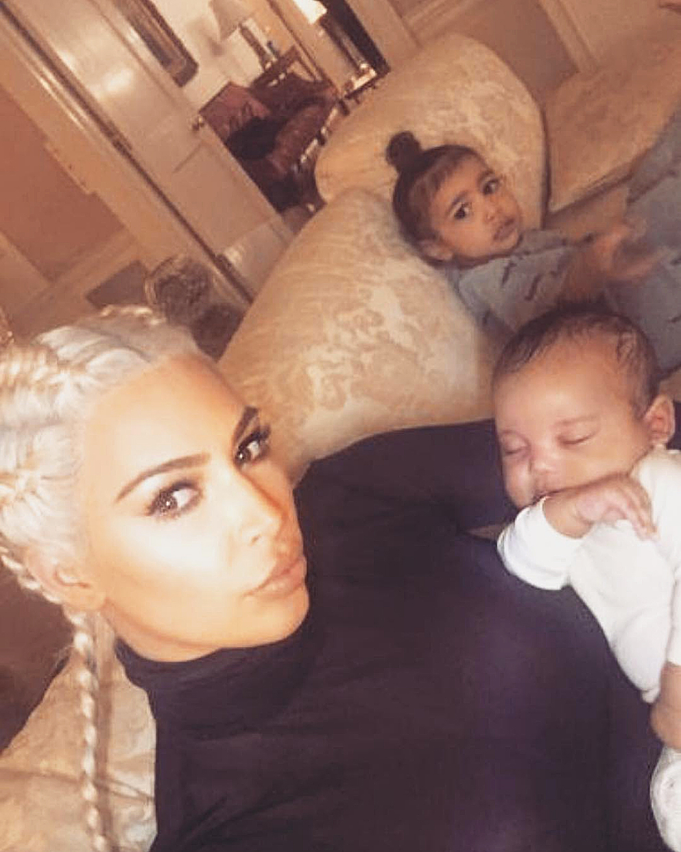 Kim Kardashian Saint West North West