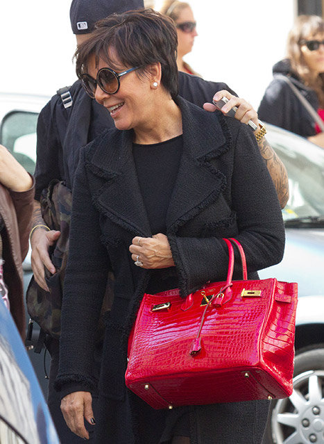 Kris Jenner Birkin bag