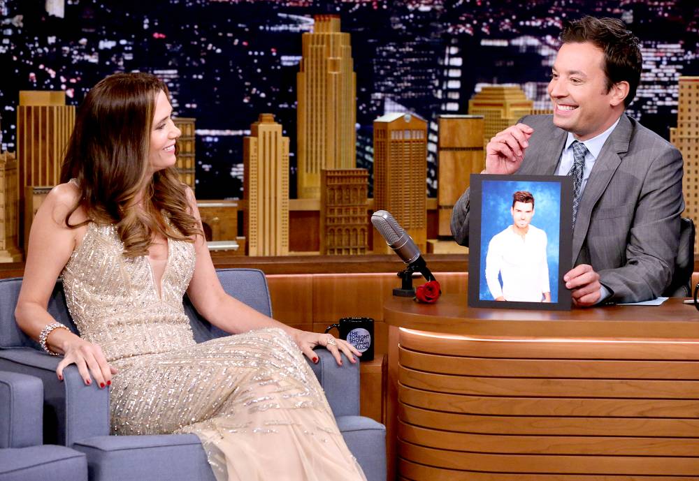 Kristen Wiig during an interview with host Jimmy Fallon on July 13, 2016.