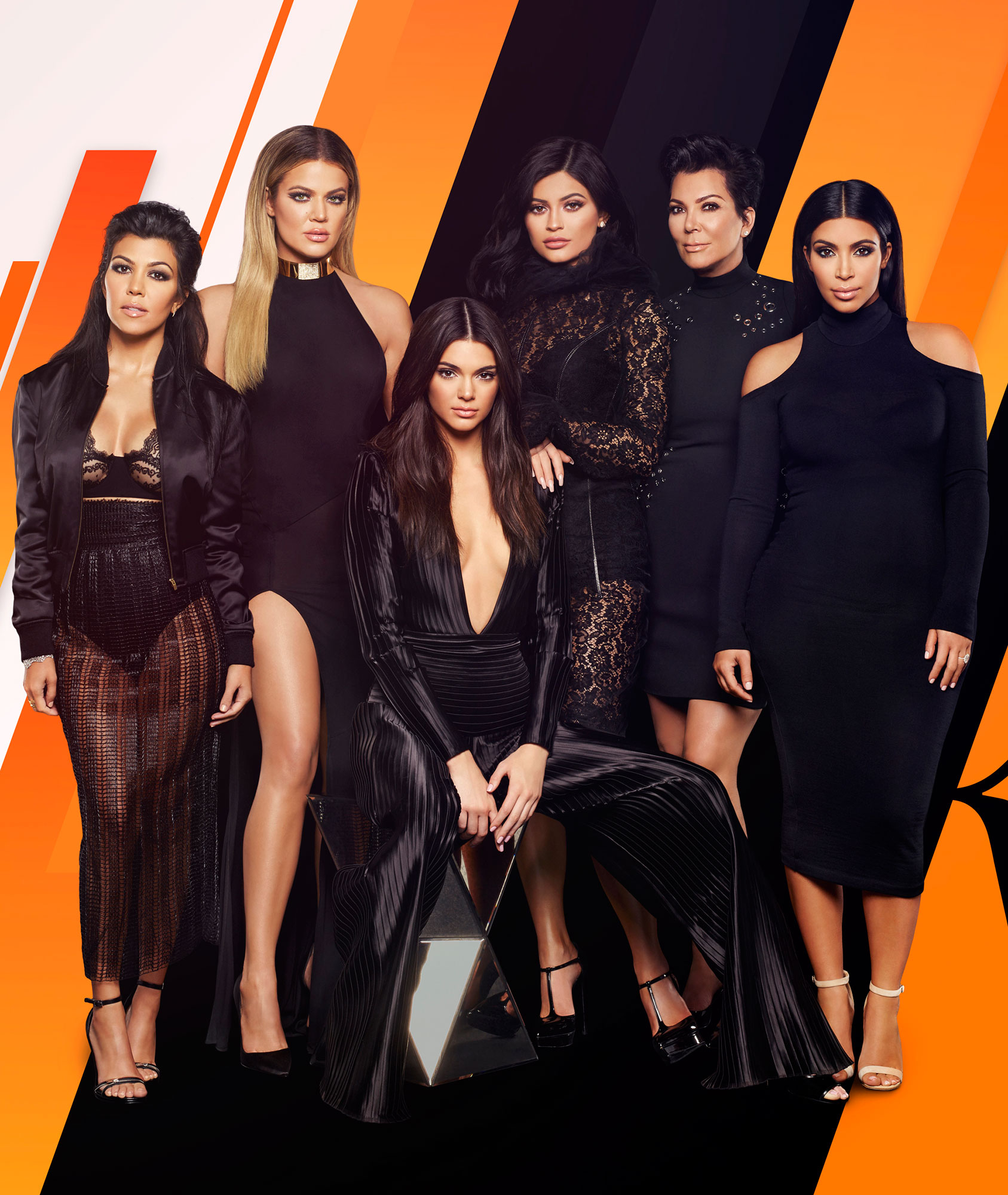 Kim Kardashian Kourtney Kardashian Khloe Kardashian Kris Jenner Kylie Jenner Kendall Jenner