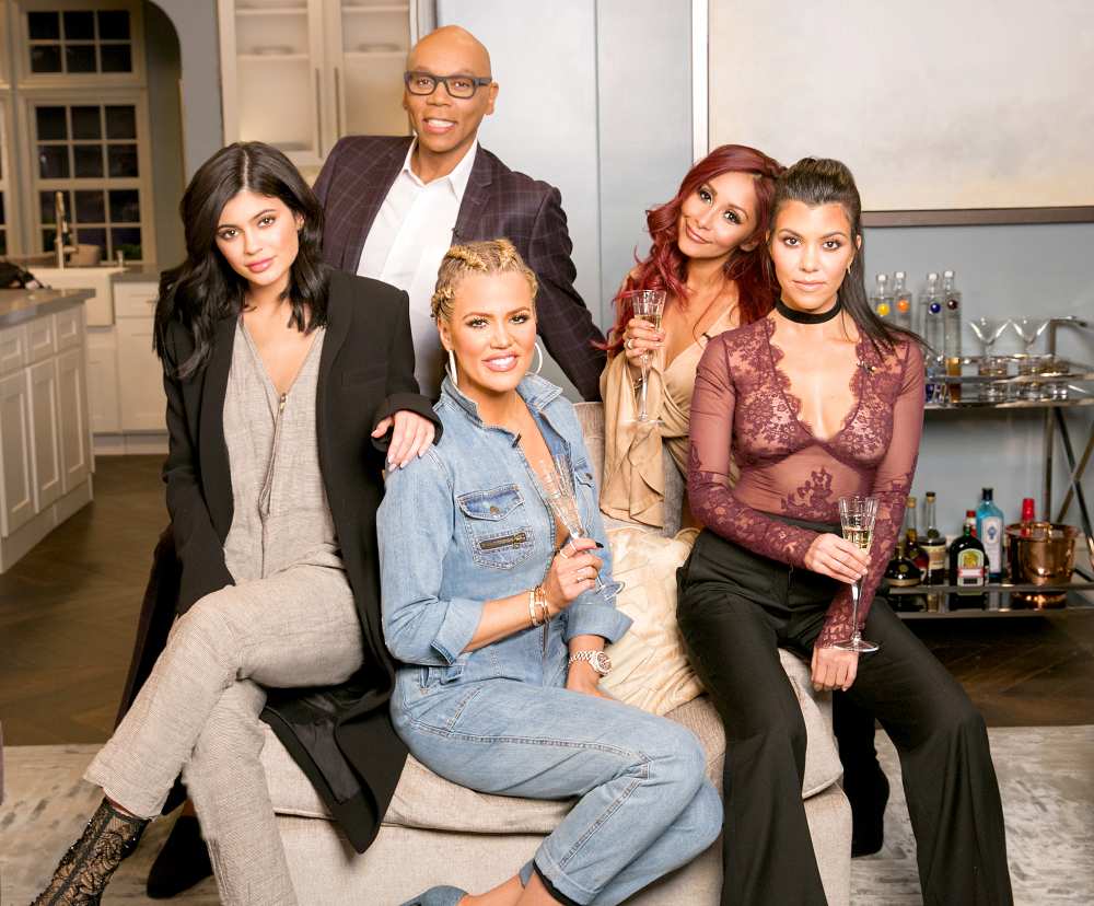 Kylie Jenner, RuPaul, Khloe Kardashian, Snooki and Kourtney Kardashian