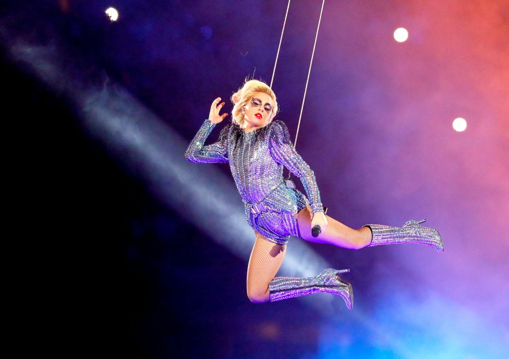 Lady Gaga performs during the Pepsi Zero Sugar Super Bowl 51 Halftime Show at NRG Stadium on February 5, 2017 in Houston, Texas.