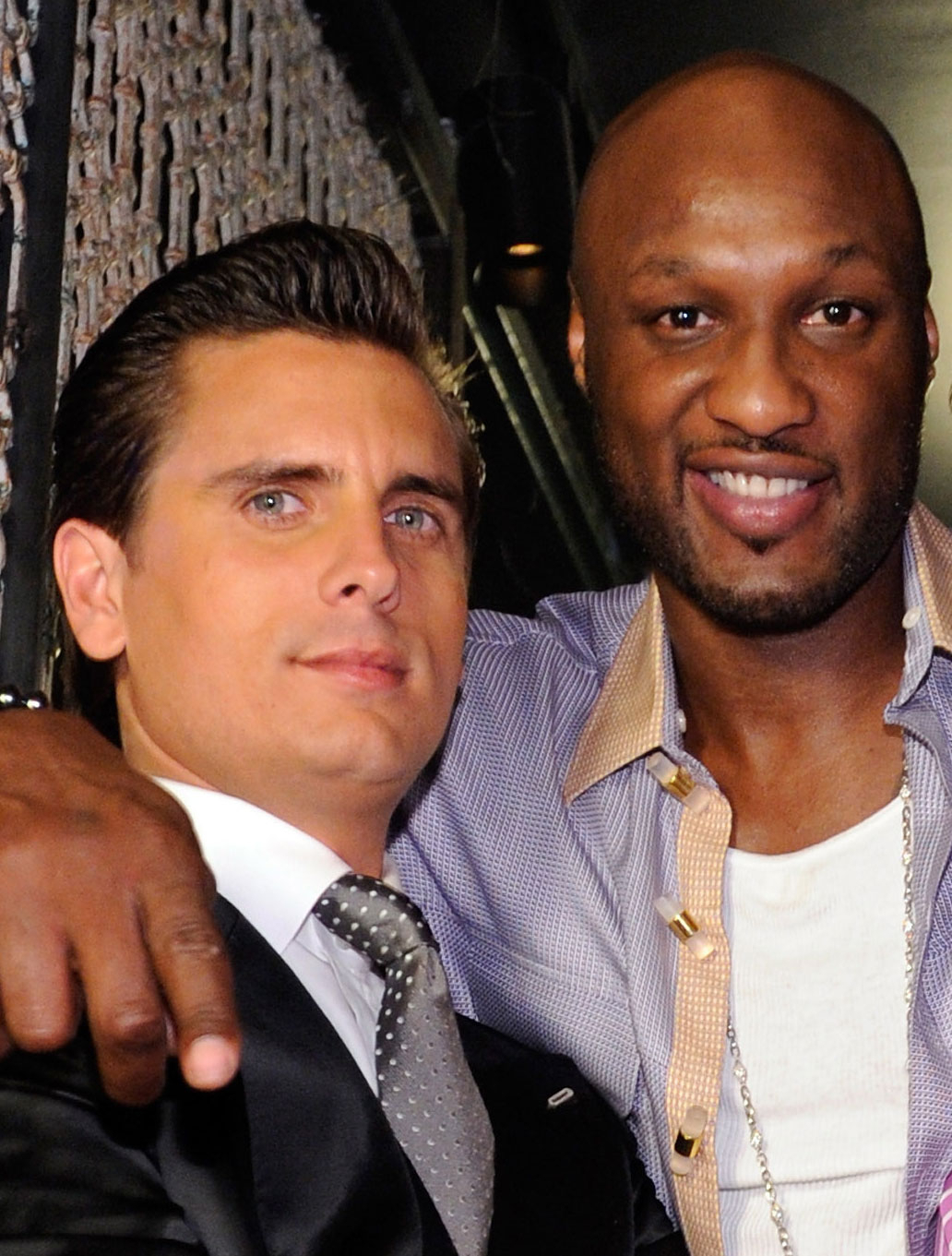 Lamar Odom and Scott Disick, pictured together here in 2011, attended Robert Kardashian's birthday meal