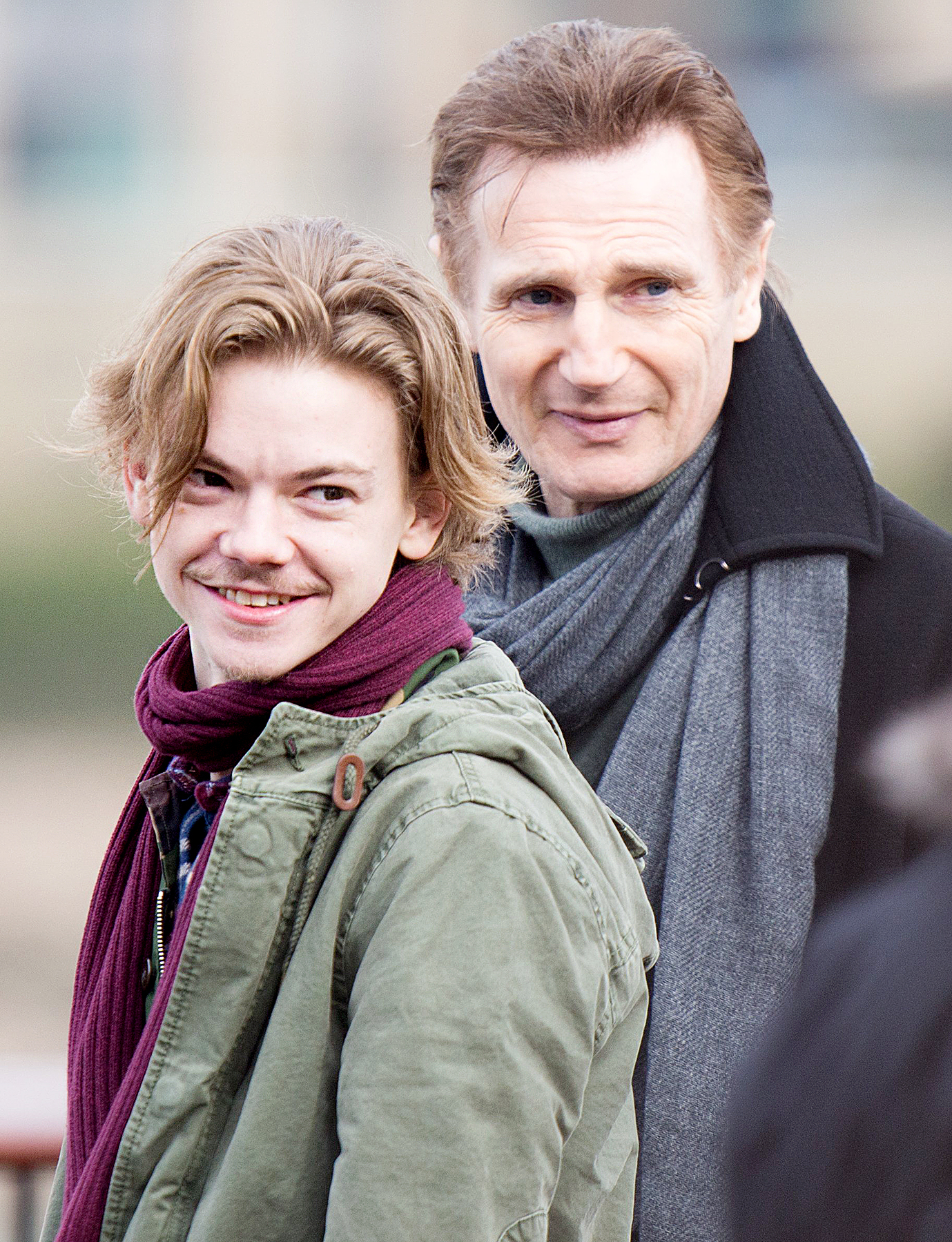 Thomas Sangster Liam Neeson Love Actually