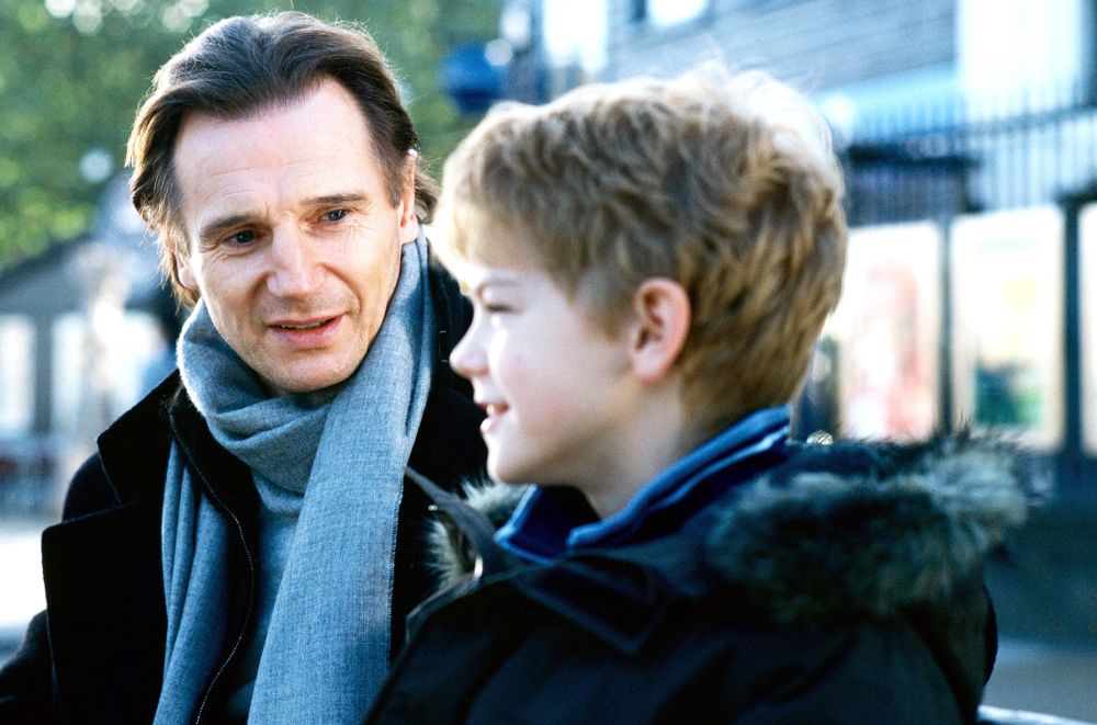 Liam Neeson Thomas Sangster Love Actually