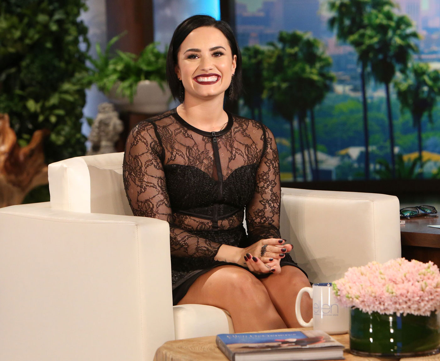 Demi Lovato appears on The Ellen DeGeneres Show