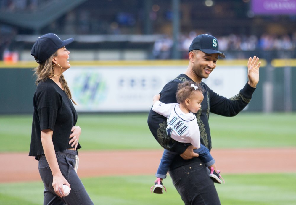 chrissy Teigen, John Legend help Luna Stephens