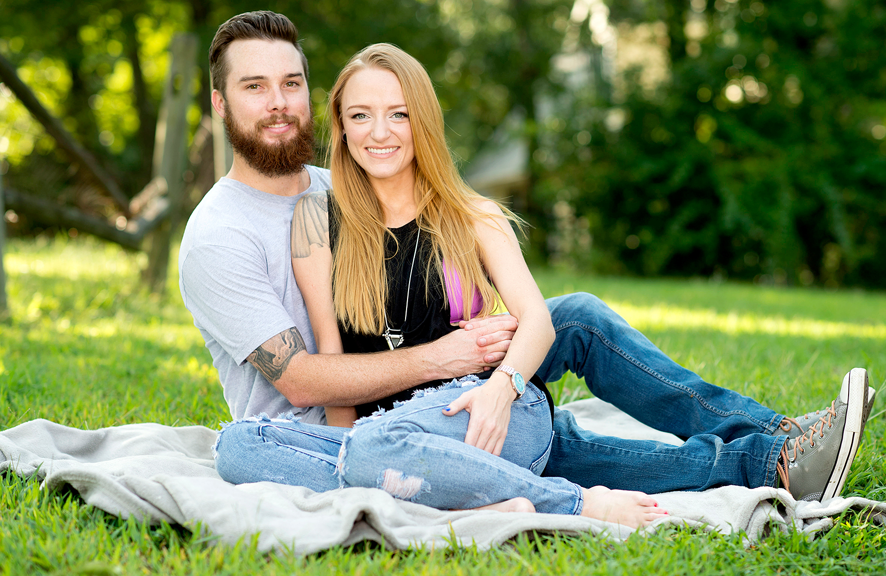 Maci Bookout and Taylor McKinney