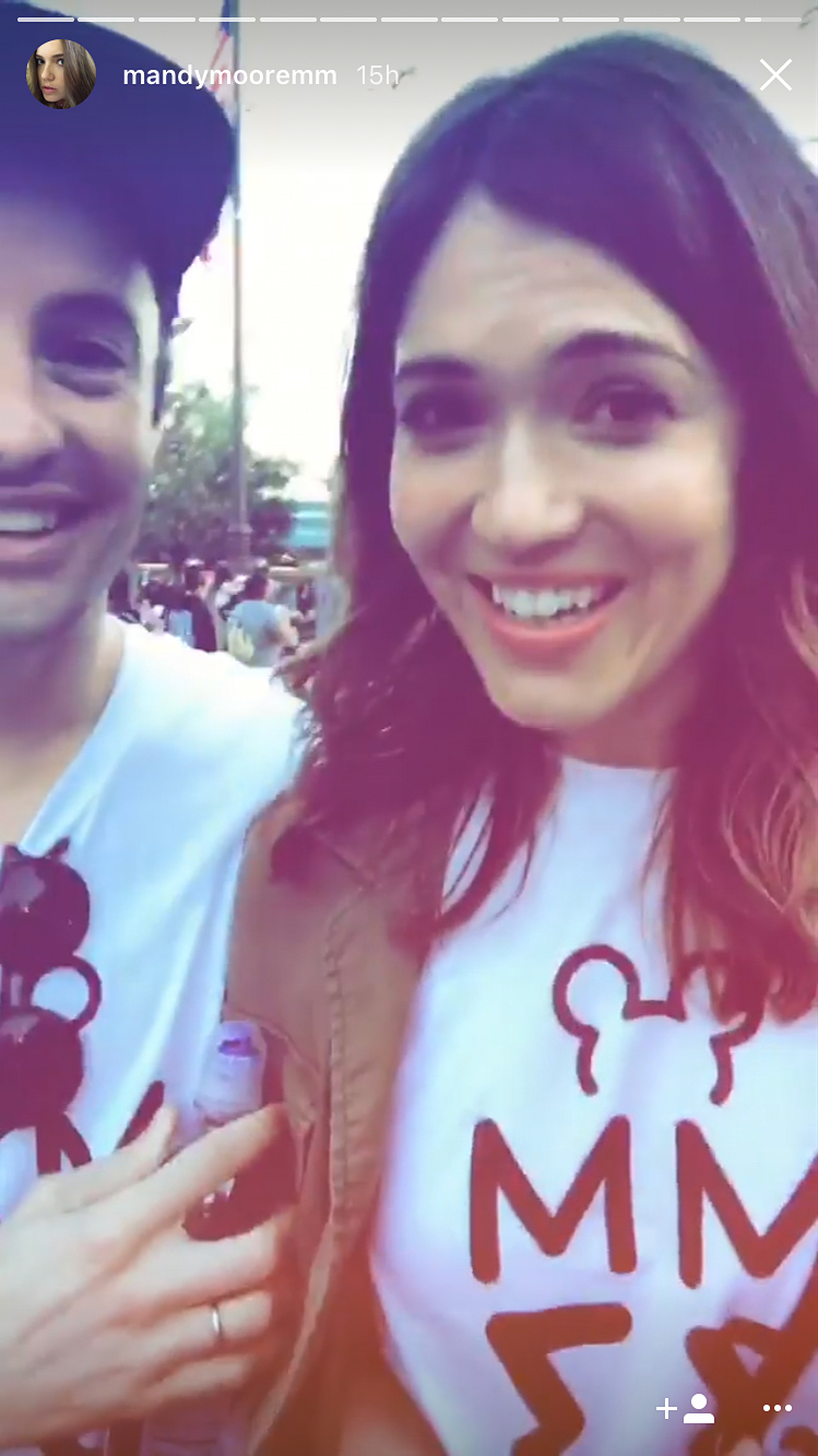 Mandy Moore birthday Club 33 Disneyland