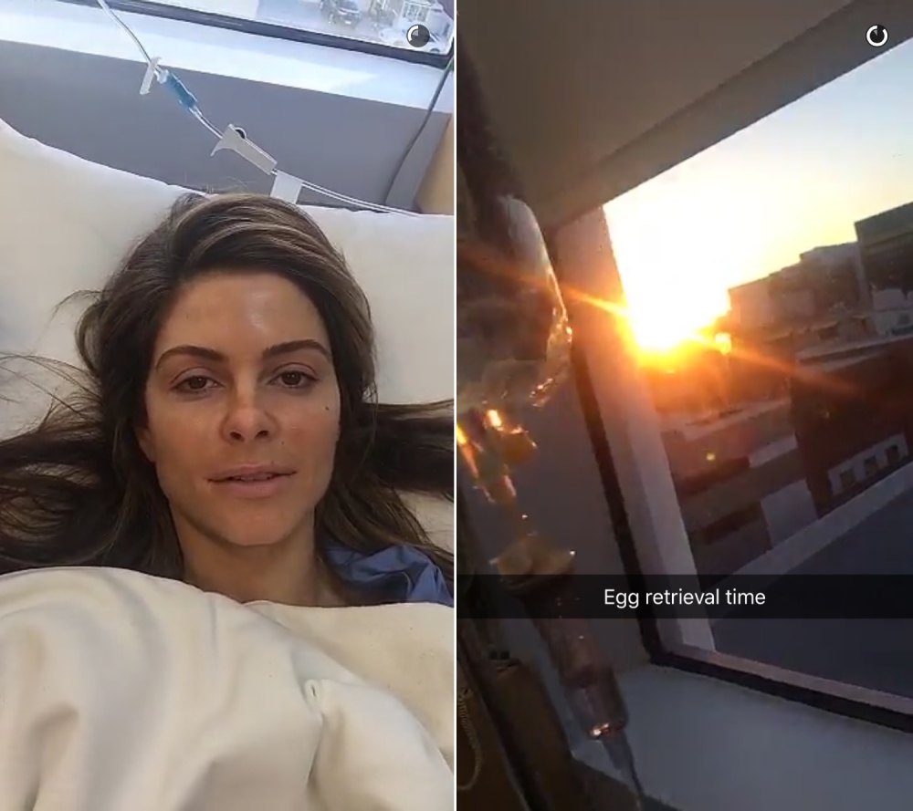 Maria Menounos Snapchats