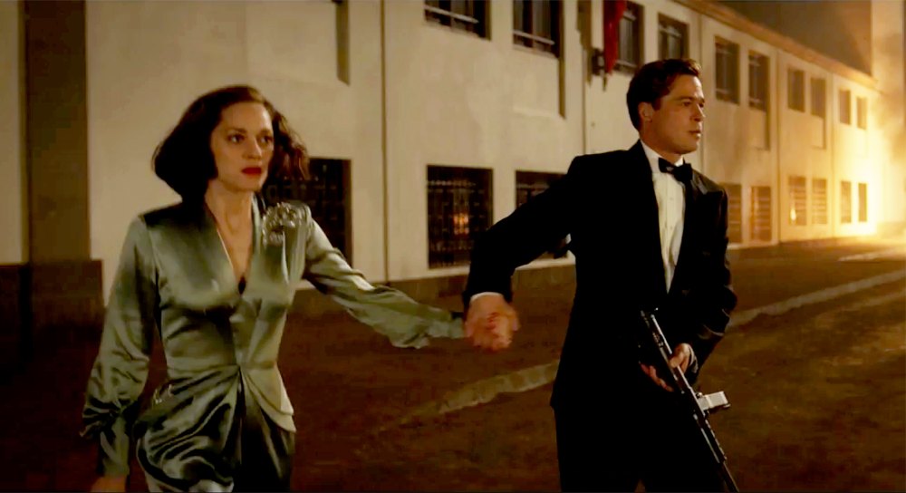 Marion Cotillard and Brad Pitt