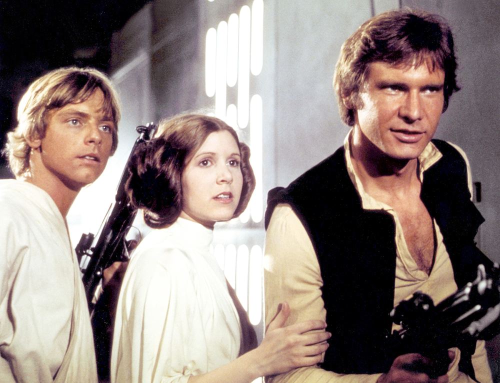 Mark Hamill Carrie Fisher Harrison Ford