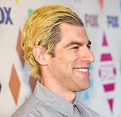 Max Greenfield - blond hair