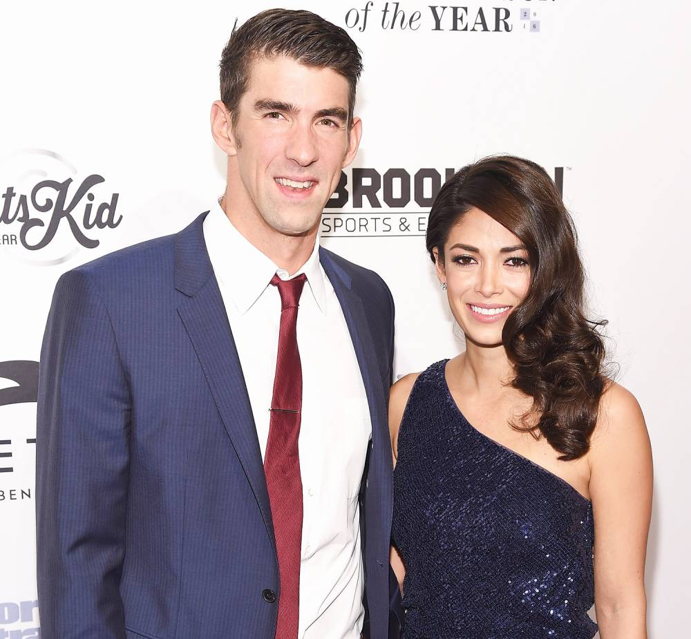 Michael Phelps and Nicole Johnson