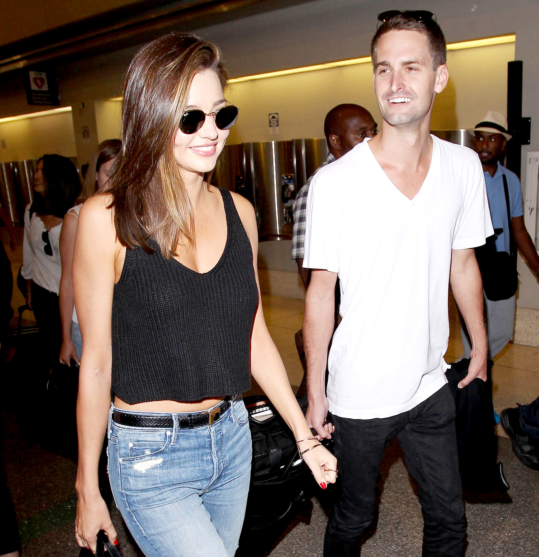 Miranda Kerr and Evan Spiegel
