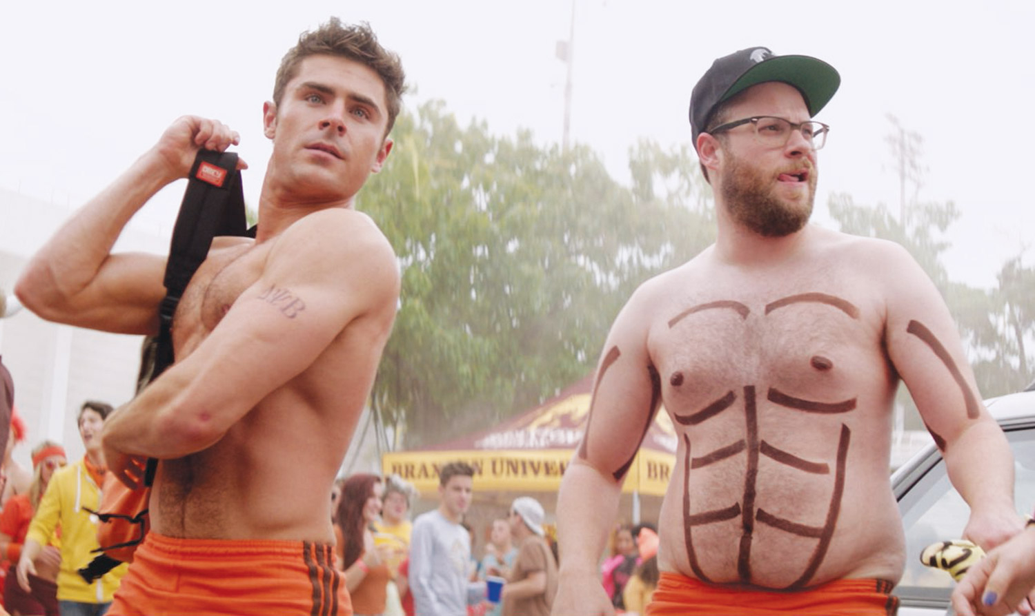 Zac Efron and Seth Rogen
