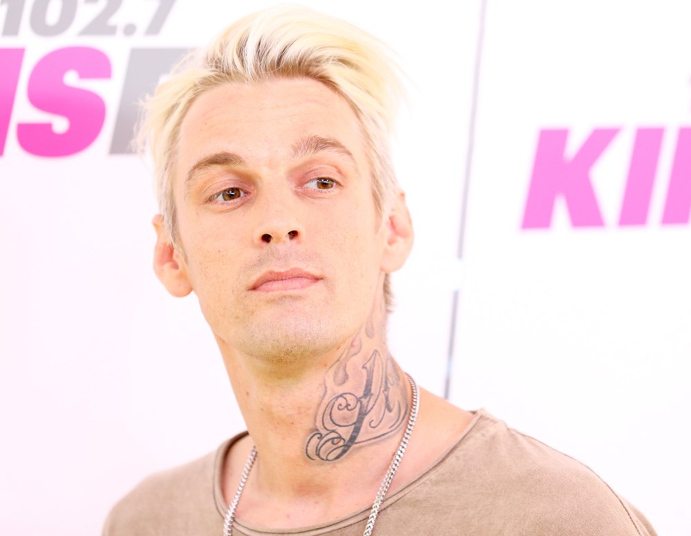 Aaron Carter attends the 102.7 KIIS FM's 2017 Wango Tango on May 13, 2017 in Carson, California.