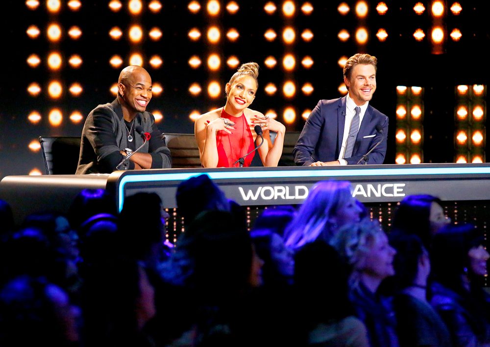 Ne-Yo, Jennifer Lopez and Derek Hough World of Dance